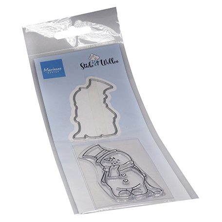 Marianne Design Vágósablon bélyegzővel - Snowman - Stamp & die kit (1 csomag)