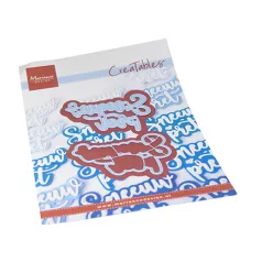   Marianne Design Vágósablon - Sneeuwpret - Creatable (1 csomag)