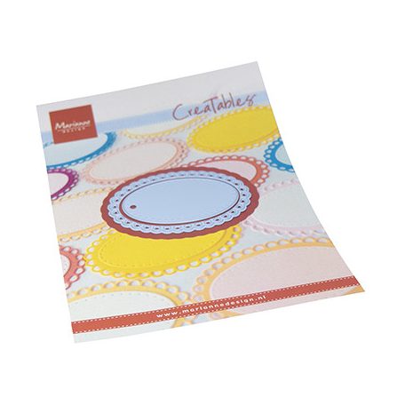 Marianne Design Vágósablon - Oval Labels - Creatable (1 csomag)