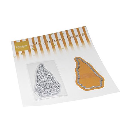 Marianne Design Vágósablon bélyegzővel - Mr. Autumn Gnome - Stamp & die kit (1 csomag)