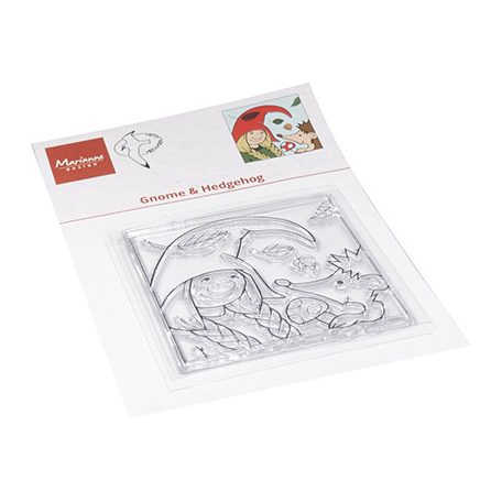 Marianne Design Szilikonbélyegző - Hetty's Gnome & Hedgehog - Clear Stamps (1 csomag)