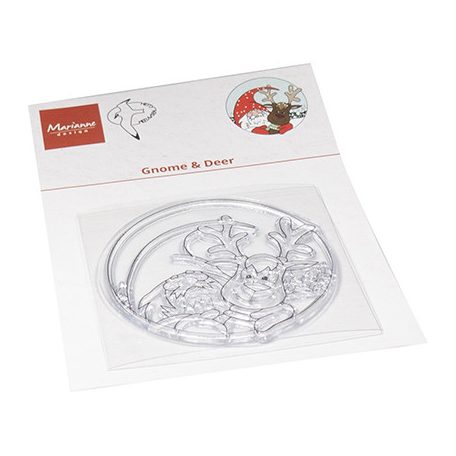 Marianne Design Szilikonbélyegző - Hetty's Gnome & Deer - Clear Stamps (1 csomag)