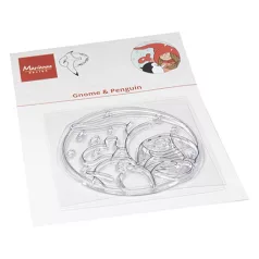   Marianne Design Szilikonbélyegző - Hetty's Gnome & Penguin - Clear Stamps (1 csomag)