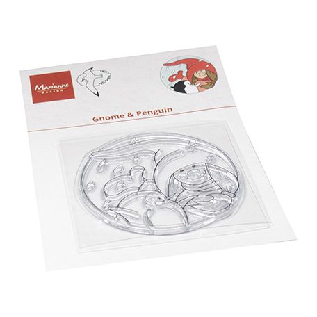 Marianne Design Szilikonbélyegző - Hetty's Gnome & Penguin - Clear Stamps (1 csomag)