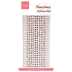   Öntapadós díszítőelem , Rhinestones - Autumn gold / Adhesive Pearls (1 csomag)