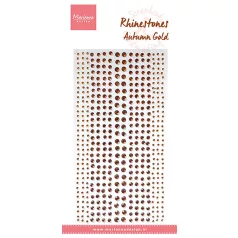   Öntapadós díszítőelem , Rhinestones - Autumn gold / Adhesive Pearls (1 csomag)