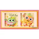 Marianne Design Díszítőelem rázóablakhoz - Fresh Lemonade - Shaker elements (1 csomag)