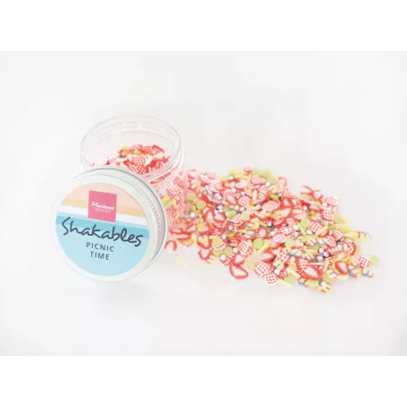 Marianne Design Díszítőelem rázóablakhoz - Picnic Time - Shaker elements (1 csomag)