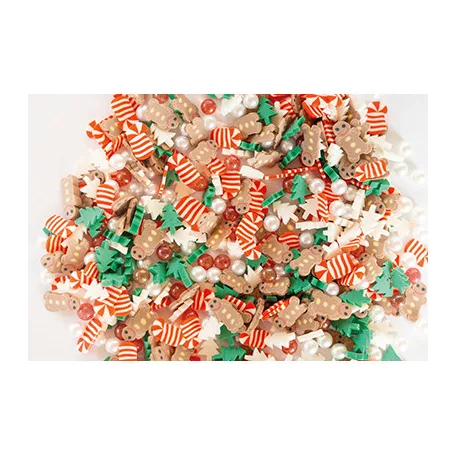 Marianne Design Díszítőelem rázóablakhoz - Shakables - Jolly Christmas - Shaker elements (1 csomag)