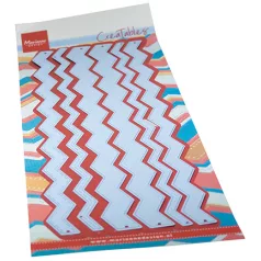   Marianne Design Vágósablon - Zig Zag strips - Creatable (1 csomag)