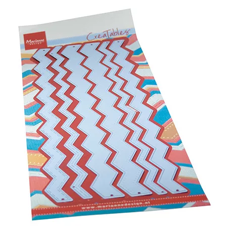 Marianne Design Vágósablon - Zig Zag strips - Creatable (1 csomag)