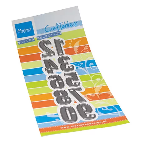 Marianne Design Vágósablon - Alphabet numbers - Craftable (1 csomag)