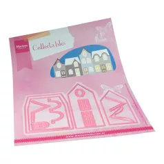   Marianne Design Vágósablon - Houses by Marleen - Collectable (1 csomag)