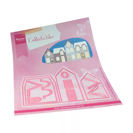 Marianne Design Vágósablon - Houses by Marleen - Collectable (1 csomag)