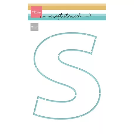 Marianne Design Stencil - S Letter - Stencils (1 db)