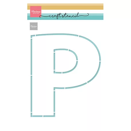 Marianne Design Stencil - P Letter - Stencils (1 db)
