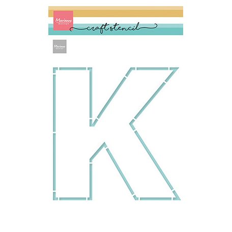 Marianne Design Stencil - K Letter - Stencils (1 db)