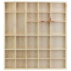   Stafil Fa dekoráció - Rekeszes tároló - Wooden letter box (1 db)