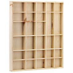   Stafil Fa dekoráció - Rekeszes tároló - Wooden letter box (1 db)