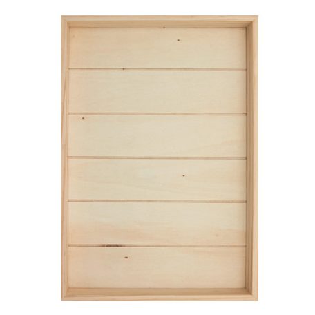 Stafil Fa dekoráció - Tábla kerettel - Wooden Frame Rectangle (1 db)