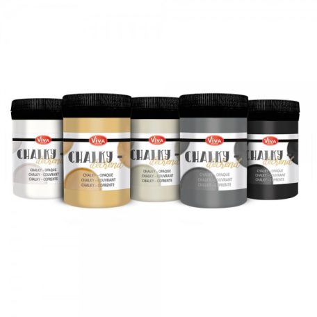 Viva Decor Krétafesték 100 ml - Opaque classic set - Chalk Paint (1 csomag)