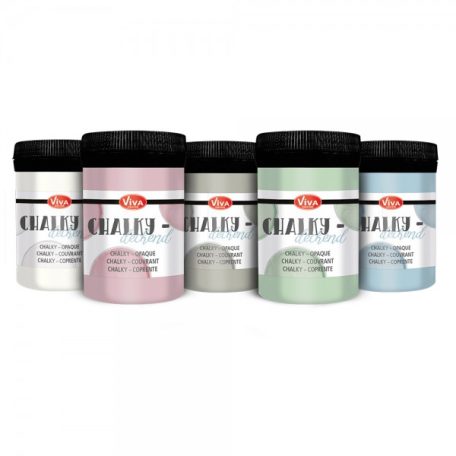 Viva Decor Krétafesték 100 ml - Opaque pastell set - Chalk Paint (1 csomag)
