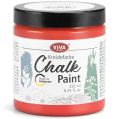   Viva Decor Krétafesték 250 ml - Poppy Red - Chalk Paint (1 db)