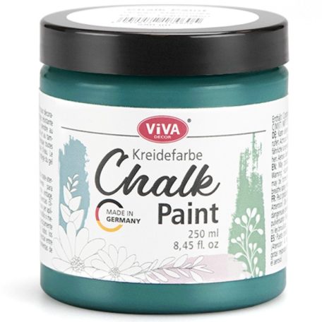 Viva Decor Krétafesték 250 ml - Green Petrol - Chalk Paint (1 db)