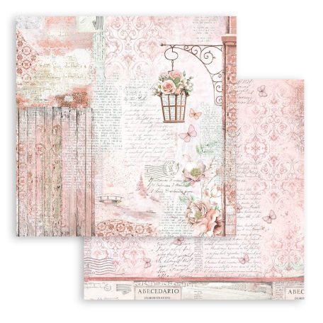 Stamperia Papírkészlet 12" (30 cm) - Roseland - Paper Pack (10 ív)