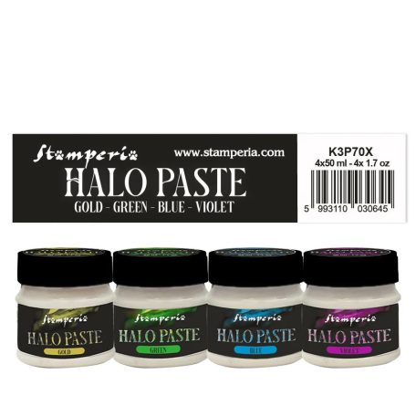 Stamperia Halo paszta 4x50ml - Songs of the Sea - Assortiment - Halo Paste (1 csomag)