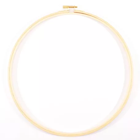 Bambusz hímzőráma 30 cm - Bamboo Embroidery Hoop (1 db)