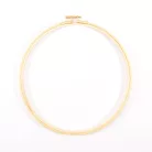 Bambusz hímzőráma 25 cm - Bamboo Embroidery Hoop (1 db)