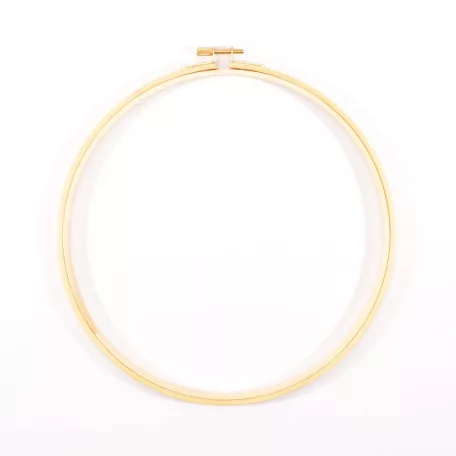 Bambusz hímzőráma 25 cm - Bamboo Embroidery Hoop (1 db)