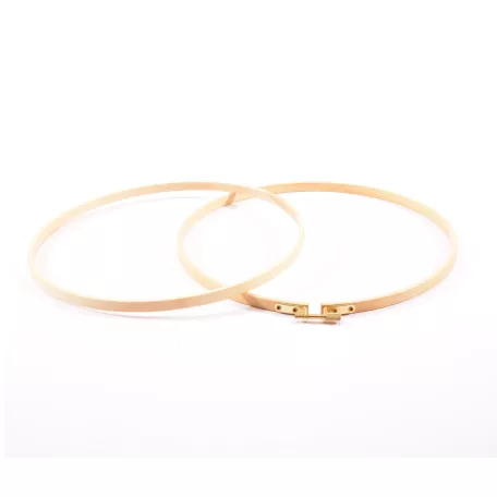 Bambusz hímzőráma 25 cm - Bamboo Embroidery Hoop (1 db)