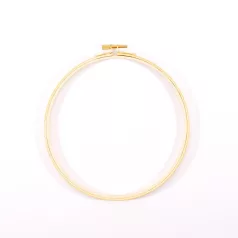 Bambusz hímzőráma 20 cm - Bamboo Embroidery Hoop (1 db)