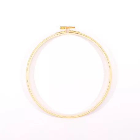 Bambusz hímzőráma 20 cm - Bamboo Embroidery Hoop (1 db)