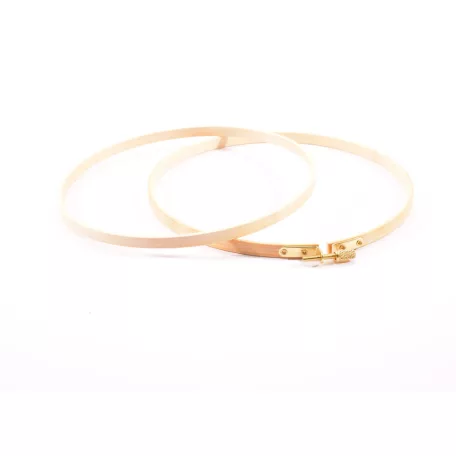 Bambusz hímzőráma 20 cm - Bamboo Embroidery Hoop (1 db)