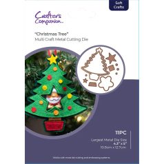   Vágósablon  - Christmas Tree -  - Multi Craft Festive Treat Dies (1 csomag)