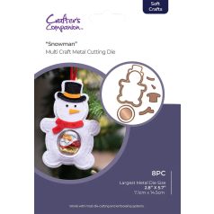   Vágósablon  - Snowman -  - Multi Craft Festive Treat Dies (1 csomag)