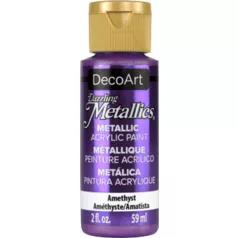   Akril festék - metál 59 ml, Amethyst / DecoArt Dazzling Metallics Acrylics (1 db)