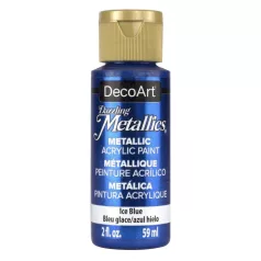   Akril festék - metál 59 ml, Ice Blue / DecoArt Dazzling Metallics Acrylics (1 db)