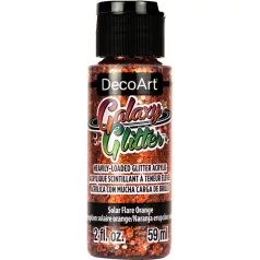   Akril festék - csillámos 59 ml - Solar Flare Orange - DecoArt Galaxy Glitter Paint (1 db)