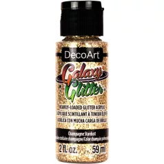   Akril festék - csillámos 59 ml - Champagne Starbust - DecoArt Galaxy Glitter Paint (1 db)