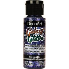   Akril festék - csillámos 59 ml - Deep Space Blue - DecoArt Galaxy Glitter Paint (1 db)
