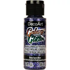   Akril festék - csillámos 59 ml - Deep Space Blue - DecoArt Galaxy Glitter Paint (1 db)