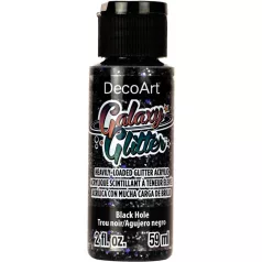   Akril festék - csillámos 59 ml - Black Hole - DecoArt Galaxy Glitter Paint (1 db)