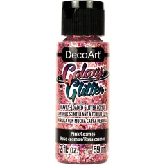   Akril festék - csillámos 59 ml - Pink Cosmos - DecoArt Galaxy Glitter Paint (1 db)