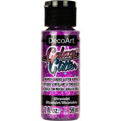   Akril festék - csillámos 59 ml - Ultraviolet - DecoArt Galaxy Glitter Paint (1 db)