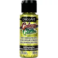   Akril festék - csillámos 59 ml - Gold Shooting Star - DecoArt Galaxy Glitter Paint (1 db)