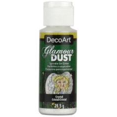Csillámpor 59 ml, Crystal / DecoArt Glamour Dust (1 db)
